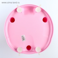 Стульчик для купания на присосках, цвет розовый
