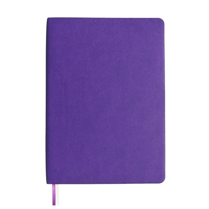 Ежедневник датированный 2024 A5 176 листов, deVENTE.Nobile, мягкая обложка из искусственной кожи, ляссе, кремовый блок 70 г/м2, фиолетовый