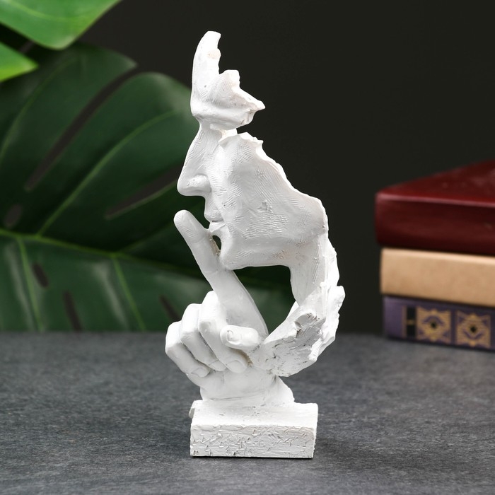 Фигура Фигура "Молчание" 20х7 см белая