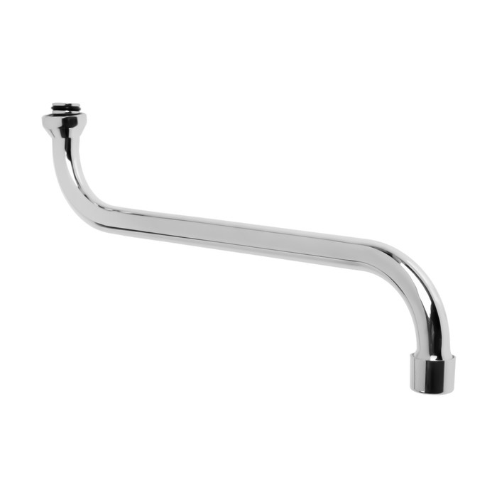 Излив для импортных смесителей 565041, S-образный, 300 мм, нерж.сталь, хром Излив для импортных смесителей 565041, S-образный, 300 мм, нерж.сталь, хром