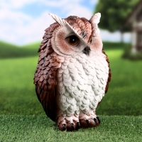 Садовая фигура "Мудрая сова" 16х16х26см /// Садовая фигура "Мудрая сова" 16х16х26см ///