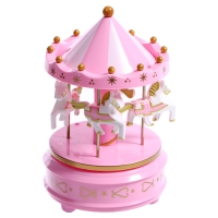 Заводная музыкальная игрушка &laquo;Карусель&raquo;, цвета МИКС