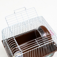 Клетка для грызунов "Пижон", 23 х 17 х 17 см, коричневая Клетка для грызунов "Пижон", 23 х 17 х 17 см, коричневая