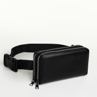 Портмоне-клатч мужской на молнии TEXTURA, цвет чёрный Портмоне-клатч мужской на молнии TEXTURA, цвет чёрный