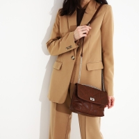 Сумка-мессенджер "Золотой дождь" на застёжке, цвет коричневый Сумка-мессенджер "Золотой дождь" на застёжке, цвет коричневый