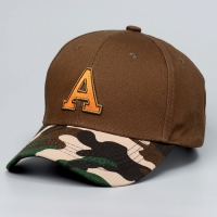 Кепка детская для мальчика &laquo;A&raquo;, цвет коричневый, р-р 52-54, 5-7 лет