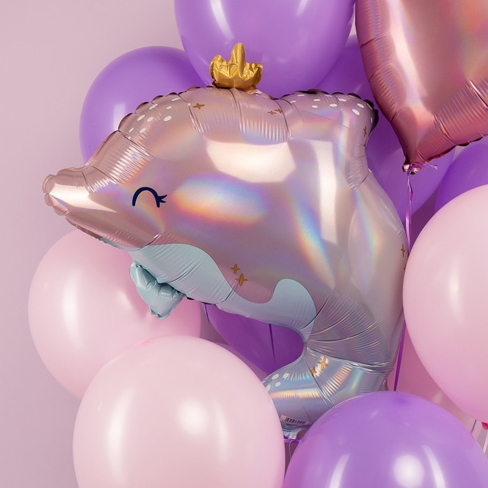 Шар фольгированный 27" &laquo;Дельфин&raquo;, фигура