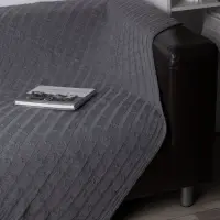 Плед Trenza, серый