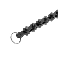 Съемник масляного фильтра ТУНДРА, цепной, под квадрат 1/2", длина цепи 450 мм, до 130 мм Съемник масляного фильтра ТУНДРА, цепной, под квадрат 1/2", длина цепи 450 мм, до 130 мм