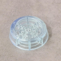 Антивибрационные подставки &laquo;Доляна&raquo;, 4 шт, круглые, цвет прозрачный