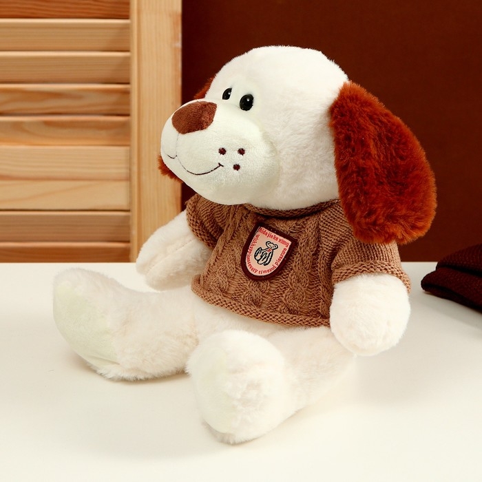 Мягкая игрушка &laquo;Собака&raquo;, в свитере, 26 см, цвет МИКС