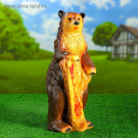 Садовая фигура "Медведь Welcome" 22х22х50см Садовая фигура "Медведь Welcome" 22х22х50см