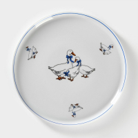 Блюдо фарфоровое для пиццы &laquo;Гуси&raquo;, d=30 см