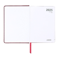 Ежедневник датированный 2025 B6 168 листов, deVENTE. Wild, твердая обложка кожзам с поролоном, перфорация, ляссе, блок 70, бордо Ежедневник датированный 2025 B6 168 листов, deVENTE. Wild, твердая обложка кожзам с поролоном, перфорация, ляссе, блок 70, бордо