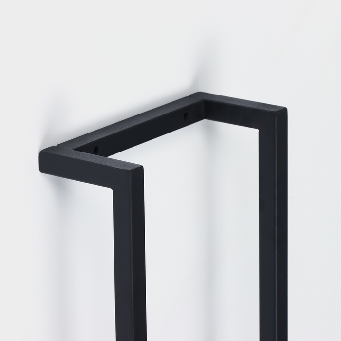 Держатель для полотенец ,10&times;23&times;40 см, цвет черный