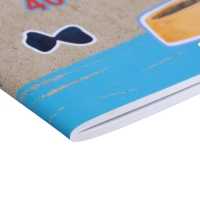 Альбом для рисования А4, 40 листов, на скрепке, "Рыжий Коржик", обложка мелованный картон, матовая ламинация, блок 100 г/м&sup2;, МИКС