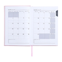 Ежедневник датированный 2025 года, А5, 176 листов ESCALADA, твердая обложка из искусственной кожи с поролоном, блинтовое тиснение, ляссе, блок 70 г/м2, розовый Ежедневник датированный 2025 года, А5, 176 листов ESCALADA, твердая обложка из искусственной кожи с поролоном, блинтовое тиснение, ляссе, блок 70 г/м2, розовый