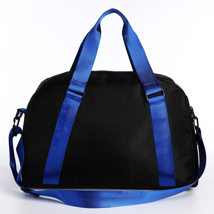 Сумка детская спортивная для мальчика &laquo;Крутая машина&raquo; 40х25х18, отд на молн, дл ремень, синий цвет