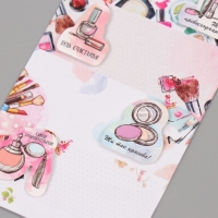 Наклейка с объёмным элементом "Макияж" 7х15,2 см Наклейка с объёмным элементом "Макияж" 7х15,2 см