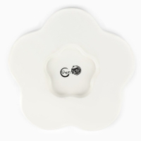 Менажница керамическая новогодняя &laquo;Счастливого Нового года&raquo;, 24 см, белая