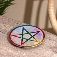 Подставка для благовония "Звезда" камень 12,5 см Подставка для благовония "Звезда" камень 12,5 см