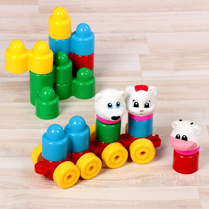 Конструктор &laquo;Колобок и компания&raquo;, 25 деталей