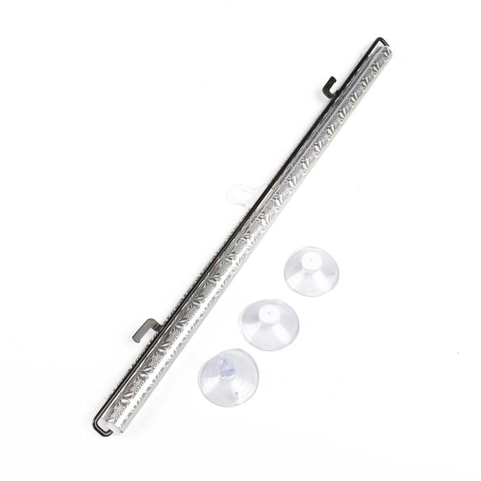 Автомобильная шторка на стекло, раздвижная 50 x 125 см, цвет хром Автомобильная шторка на стекло, раздвижная 50 x 125 см, цвет хром