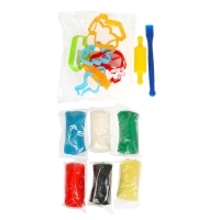 Тесто для лепки &laquo;Чебурашка. Любимые игрушки для чебурашки&raquo;, 6 цветов