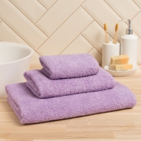 Полотенце махровое Экономь и Я 70*140 см, цв. лиловый, 100% хлопок, 320 гр/м2 Полотенце махровое Экономь и Я 70*140 см, цв. лиловый, 100% хлопок, 320 гр/м2