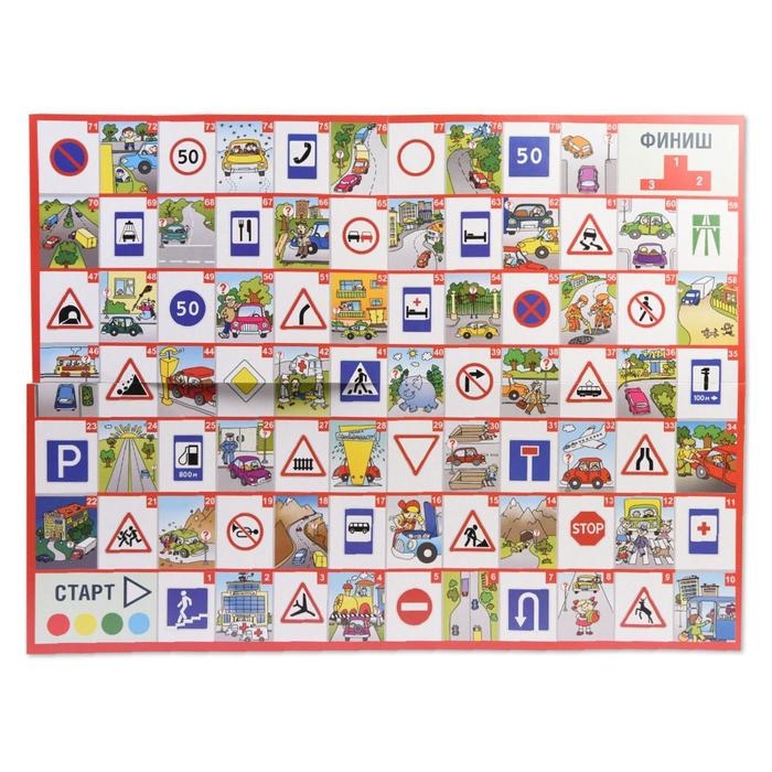Игра-ходилка викторина &laquo;Дорожные знаки&raquo;