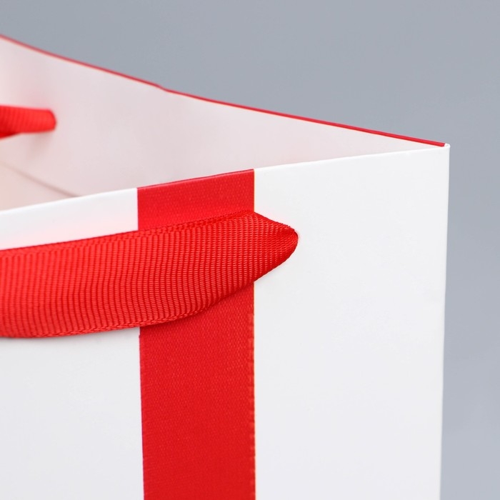 Пакет подарочный под бутылку, упаковка, &laquo;For You&raquo;, 13 х 32 х 11,3 см