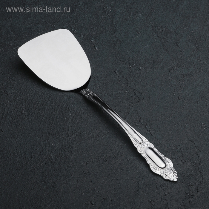 Лопатка из нержавеющей стали &laquo;Королевство&raquo;, длина 23 см, цвет серебряный