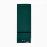 Пакет ламинированный под бутылку &laquo;Подарок&raquo;, глиттер, 13 х 36 х 10 см