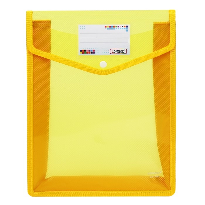 Папка-конверт на кнопке А4, 500 мкр, с расширением, вертикальная, карман для визиток, МИКС Папка-конверт на кнопке А4, 500 мкр, с расширением, вертикальная, карман для визиток, МИКС