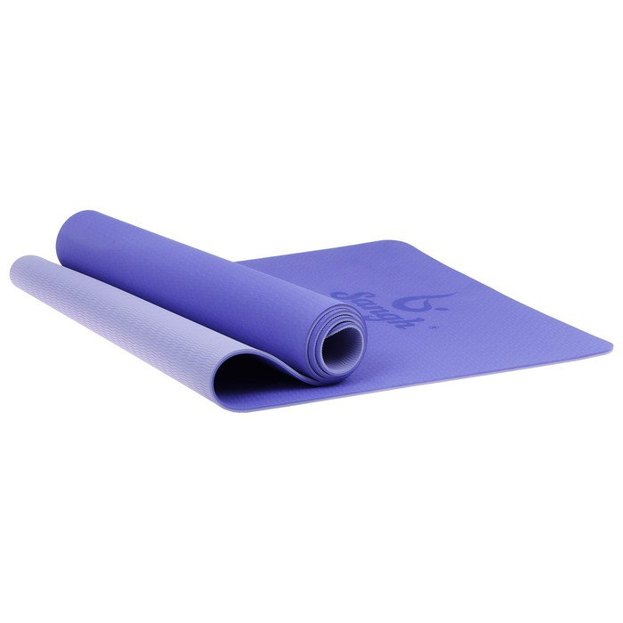 Коврик для йоги Sangh, 183&times;61&times;0,6 см, цвет сиреневый