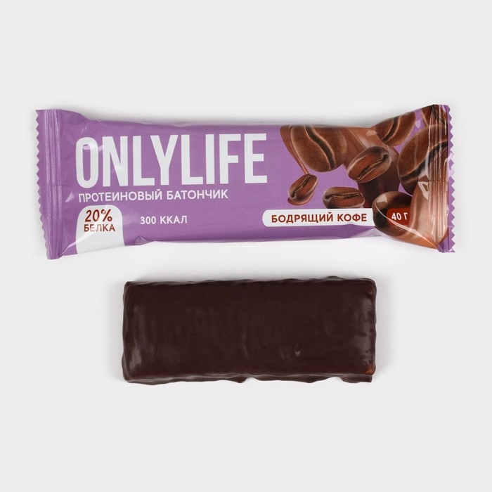 Протеиновый батончик «Бодрящий кофе», 40 г Протеиновый батончик «Бодрящий кофе», 40 г