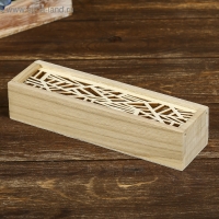 Шкатулка дерево под роспись "Геометрия" 4х19,3х5,5 см Шкатулка дерево под роспись "Геометрия" 4х19,3х5,5 см