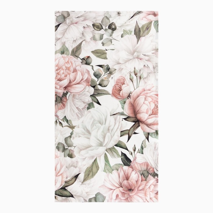 Кухонный набор "Этель" Пионы полотенце 40х73 см, прихватка 19х19 см, фартук 60х65+/-5см