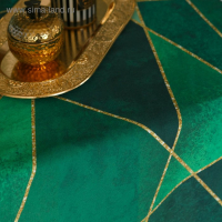 Дорожка на стол &laquo;Этель&raquo; Изумруд 40х146 см