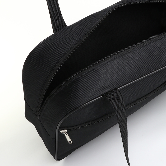 Сумка спортивная, TEXTURA, маленький размер, цвет чёрный