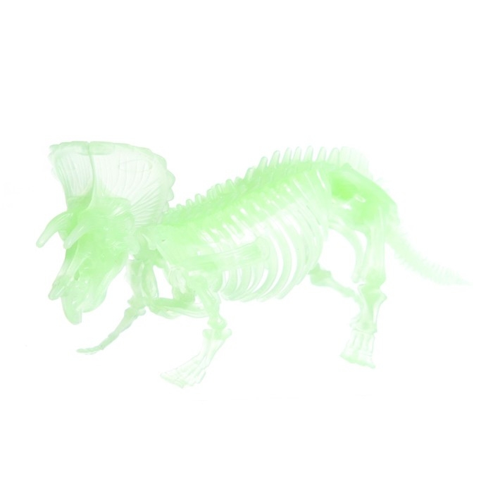 Набор для опытов &laquo;Эпоха динозавров: Трицератопс&raquo;, светится в темноте