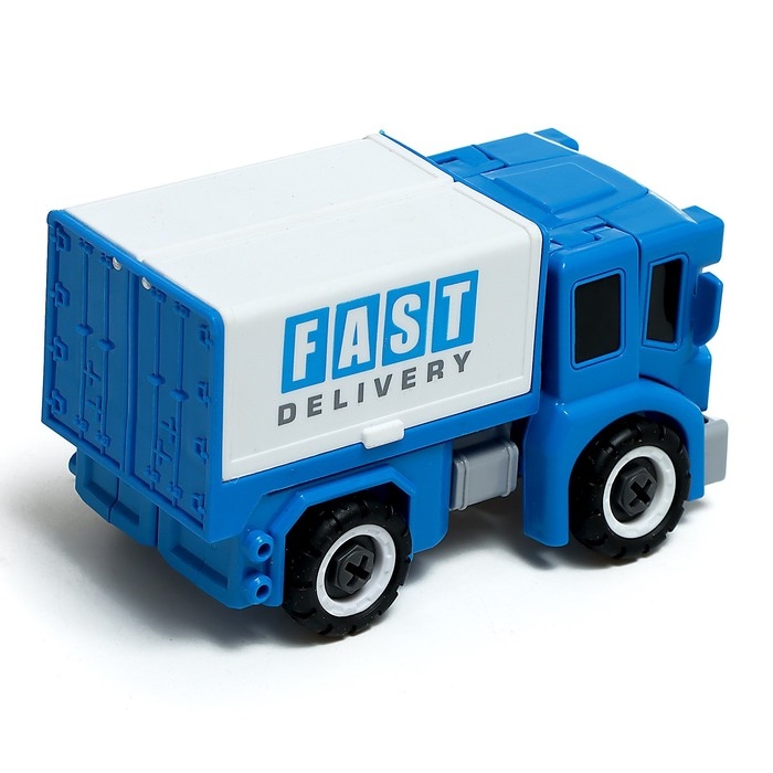 Конструктор винтовой &laquo;Грузовик&raquo;, 2 в 1 робот-машина