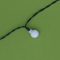 Гирлянда «Нить» 4.5 м с насадками «Шарики», IP44, тёмная нить, 30 LED, свечение белое, 2 режима, солнечная батарея Гирлянда «Нить» 4.5 м с насадками «Шарики», IP44, тёмная нить, 30 LED, свечение белое, 2 режима, солнечная батарея