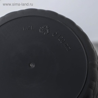 Горшок для цветов с поддоном &laquo;Ротанг&raquo;, 1,2 л, цвет графит