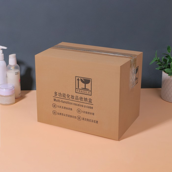 Органайзер для хранения маникюрных/косметических принадлежностей, 8 секций, 2 ящика, 25 &times; 16,5 &times; 20 см, цвет белый