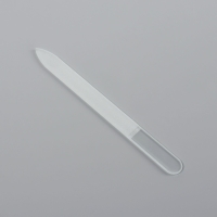 Пилка стеклянная для ногтей, 14 см, в футляре, цвет прозрачный/серебристый Пилка стеклянная для ногтей, 14 см, в футляре, цвет прозрачный/серебристый