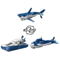 Конструктор Безграничные Идеи &laquo;Акула&raquo;, 3 в 1, 237 деталей