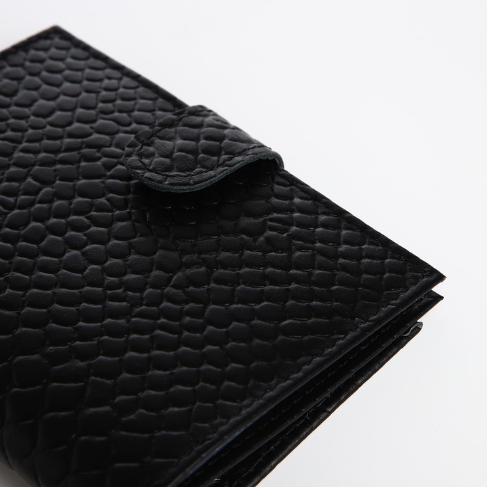 Обложка для автодокументов и паспорта, цвет чёрный Обложка для автодокументов и паспорта, цвет чёрный