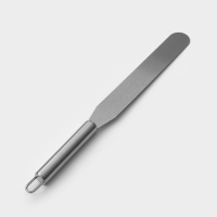 Кондитерская лопатка - палетка прямая Доляна, 32,5×3 см, рабочая часть 20 см, цвет серебристый Кондитерская лопатка - палетка прямая Доляна, 32,5×3 см, рабочая часть 20 см, цвет серебристый