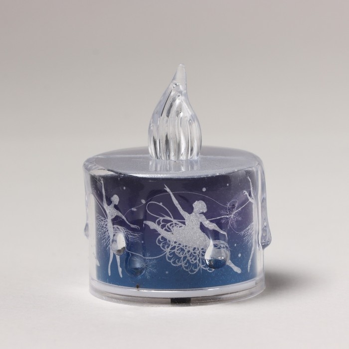 Электронная свеча новогодняя мод. СВ-21 &laquo;Новый год: Новогодняя&raquo;, 5 х 3,8 см